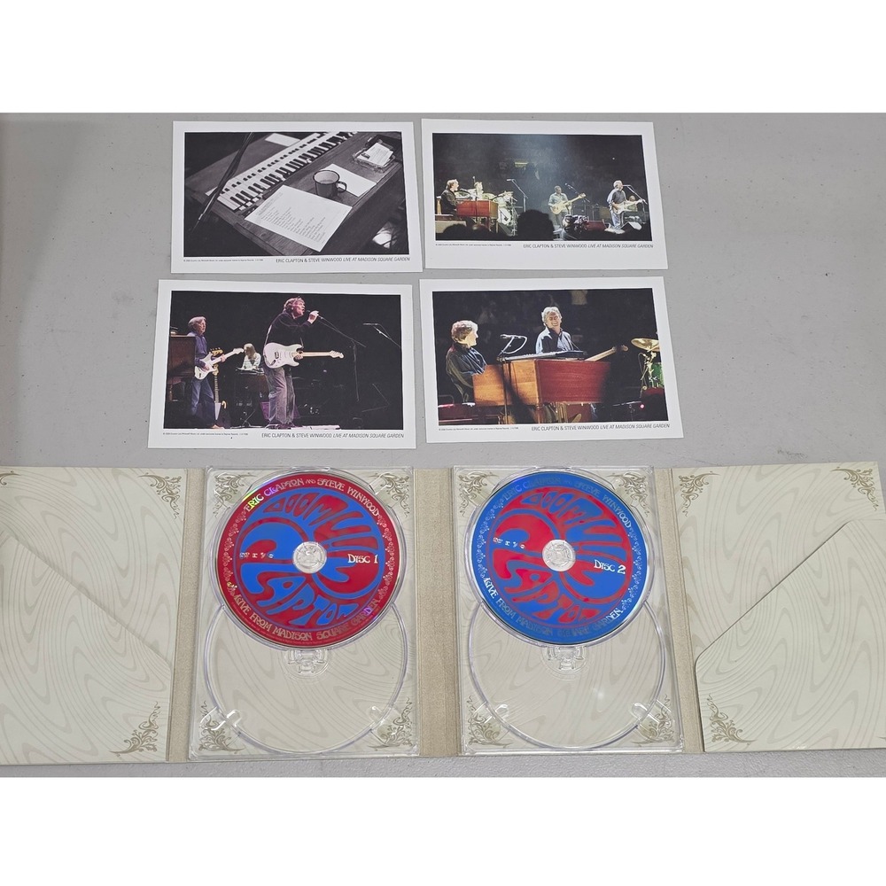 Eric Clapton Steve Winwood Live Madison Square Garden DVD Poster Set 2008